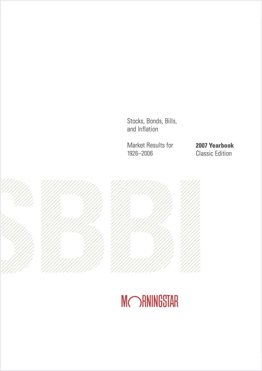 2007 年美国版 SBBI 年报